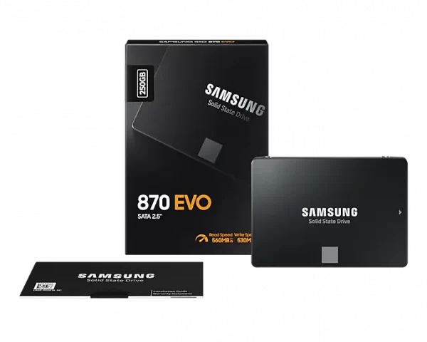 حافظه مدلEVO-870 ظرفیت 250GB سامسونگ SamsungمدلEVO-870 ظرفیت 250GB سامسونگ Samsung