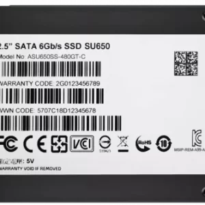 حافظه مدل SU650 ظرفیت 480GB ای دیتا ADATA